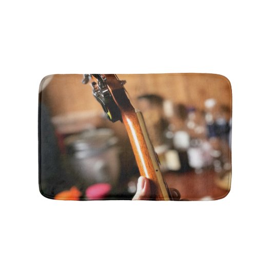 Hübsche akustische Gitarre Badematte (Vorderseite)