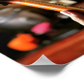 Hübsche akustische Gitarre Poster (Ecke)