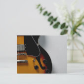 Hübsche akustische Gitarre Postkarte (Stehend Vorderseite)