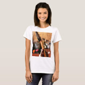 Hübsche akustische Gitarre T-Shirt (Vorne ganz)