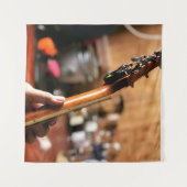 Hübsche akustische Gitarre Wandteppich (Vorderseite (Horizontal))