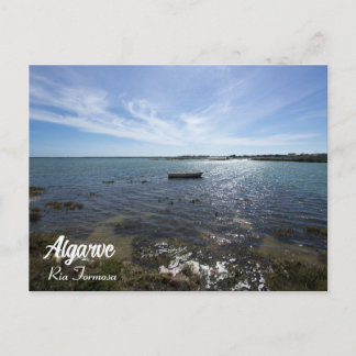 Hübsche Algarve Ria Formosa Seascape in Portugal Postkarte