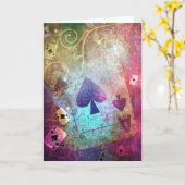 Hübsche Alice im Wunderland Inspiriert Piazza dell Karte (Gelbe Blume)