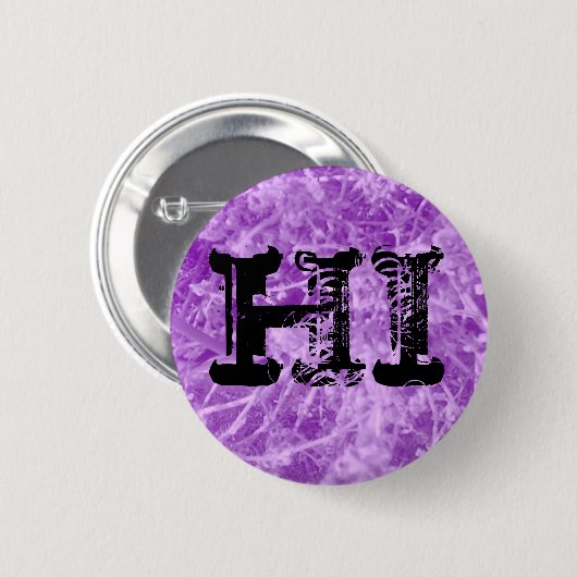 HÜBSCHE ALIEN VIRUS BUTTON (Vorne & Hinten)