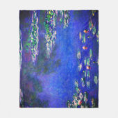 Hübsche alte Seerosen von Claude Monet Fleecedecke (Vorderseite)