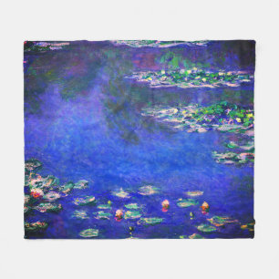Hübsche alte Seerosen von Claude Monet Fleecedecke