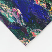 Hübsche alte Seerosen von Claude Monet Fleecedecke (Ecke)