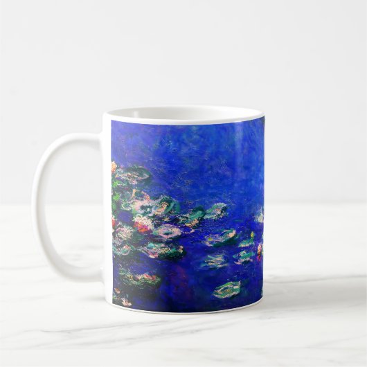 Hübsche alte Seerosen von Claude Monet Kaffeetasse (Links)