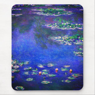 Hübsche alte Seerosen von Claude Monet Mousepad