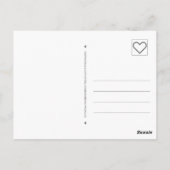 Hübsche Altwinterlandschaft Schnee Weihnachtsbäume Postkarte (Rückseite)