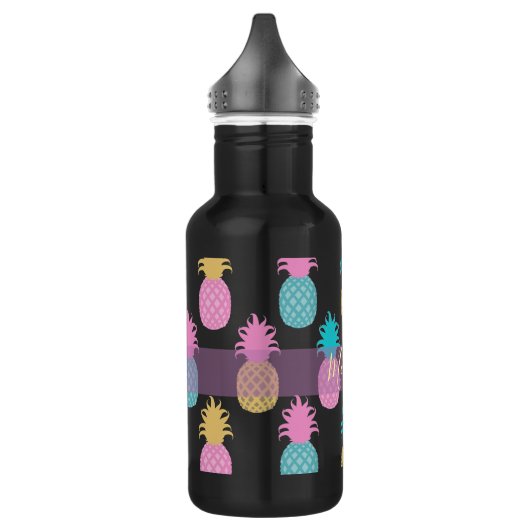 Hübsche Ananas Edelstahlflasche (Links)