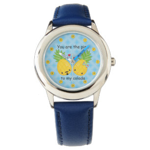 Hübsche Ananas Tropisches Pina Colada Romantisch Armbanduhr