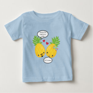 Hübsche Ananas Tropisches Pina Colada Romantisch Baby T-shirt