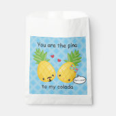 Hübsche Ananas Tropisches Pina Colada Romantisch Geschenktütchen (Vorderseite)