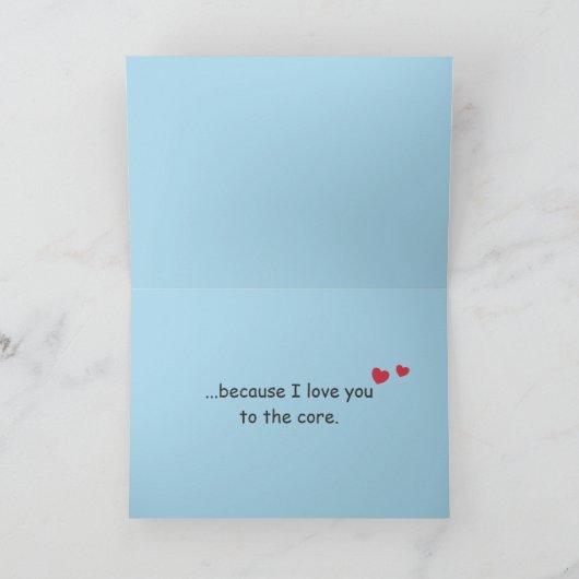 Hübsche Ananas Tropisches Pina Colada Romantisch Karte (Innenseite)