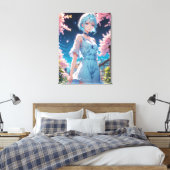 Hübsche Anime Art. Leinwanddruck (Insitu (Schlafzimmer))