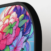 Hübsche Anime Girl Eating Pickleball Schläger (Linke Seite)