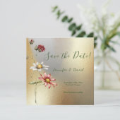 Hübsche Ankündigung Datum freihalten (Stehend Vorderseite)