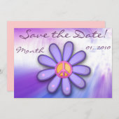 Hübsche Ankündigungen des Pink-Friedenszeichens (Vorne/Hinten)