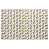 Hübsche antike Blumen Stoff (Yard (91,4 cm))