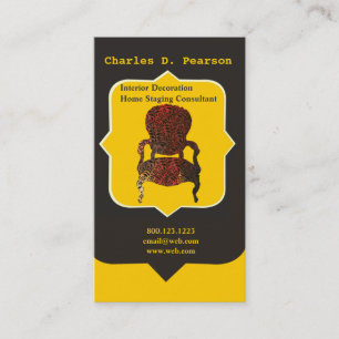 Hübsche antike Viktorianische Zuhause Visitenkarte