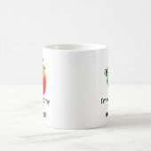 Hübsche Apfel- und Wurmkunst der Bildung Kaffeetasse (Mittel)
