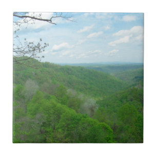 Hübsche appalachische Übersicht Fliese