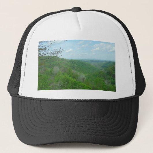Hübsche appalachische Übersicht Truckerkappe (Vorderseite)