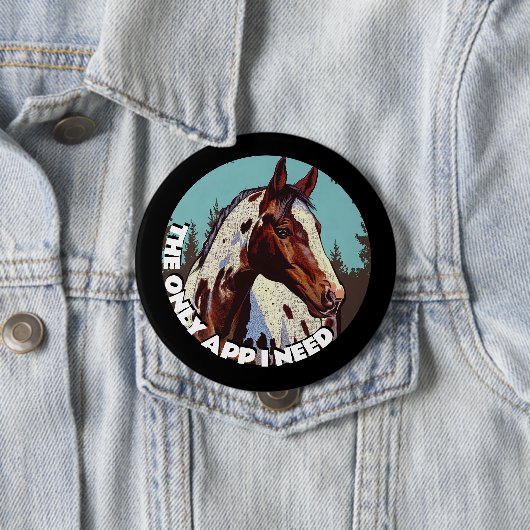 Hübsche Appaloosa Button (Beispiel)