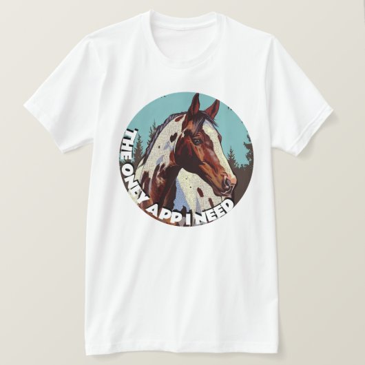 Hübsche Appaloosa T-Shirt (Design vorne)