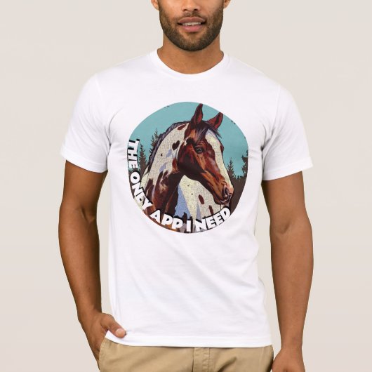 Hübsche Appaloosa T-Shirt (Vorderseite)