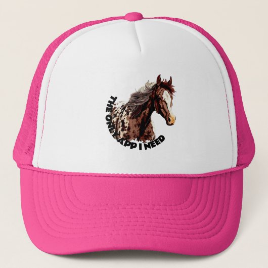 Hübsche Appaloosa Truckerkappe (Vorderseite)