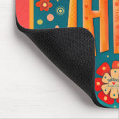 Hübsche Aquamarine Inspirierend Blumengeist Mousepad (Ecke)