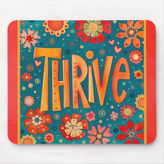 Hübsche Aquamarine Inspirierend Blumengeist Mousepad (Vorne)