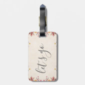 Hübsche Aquarellbilder - Kostenvoranschlag | Gepäc Gepäckanhänger (Rückseite vertikal)