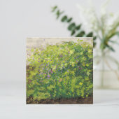 Hübsche Aquarellbilder mit floraler Bush Grafik Karte (Stehend Vorderseite)