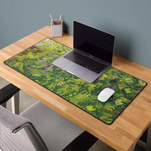 Hübsche Aquarellbilder mit floraler Bush Grafik Schreibtischunterlage (Büro 2)