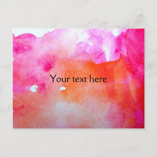 Hübsche Aquarellbilder Postkarte (Vorderseite)