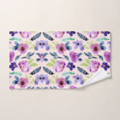 Hübsche Aquarellblume Badhandtuch Set (Handtuch)