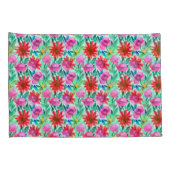 Hübsche Aquarellblume Kissenbezug (Rückseite-Rechts)