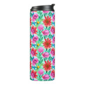 Hübsche Aquarellblume Thermosbecher (Nach links gedreht)