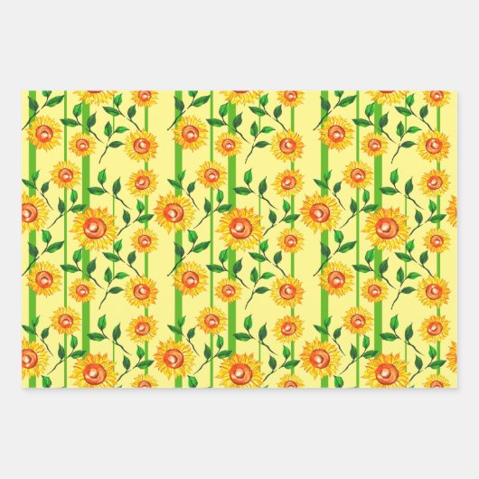 Hübsche Aquarellblumen Blätter Stalks Geschenk (Vorderseite 2)