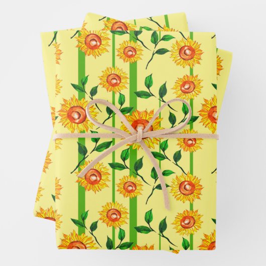 Hübsche Aquarellblumen Blätter Stalks Geschenk (Beispiel)