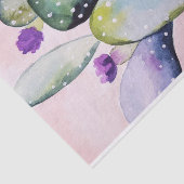 Hübsche Aquarellblütenkaktus Seidenpapier (Ausschnitt)