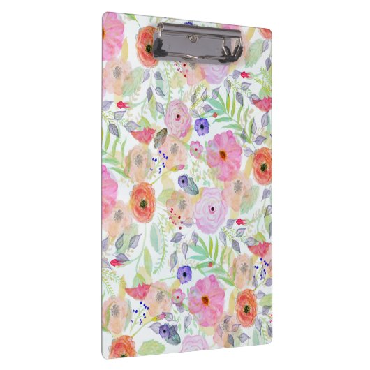 Hübsche Aquarellfarbe abstrakt Klemmbrett (Rechts)