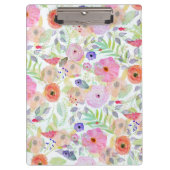 Hübsche Aquarellfarbe abstrakt Klemmbrett (Vorderseite)