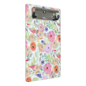 Hübsche Aquarellfarbe abstrakt Mini Klemmbrett (Schrägansicht)