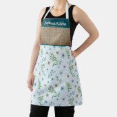 Hübsche Aquarellfarbe Personalisiert Vorname Schürze (InSitu)