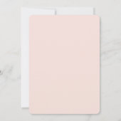 Hübsche Aquarellfarben Blume Garden Kinderdusche Einladung (Rückseite)