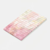 Hübsche Aquarellfarben, Blütenblätter Post-it Klebezettel (angewinkelt)